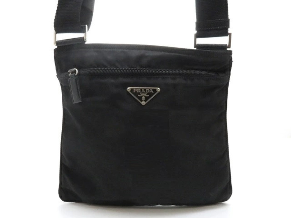 Prada Tessuto Shoulder Bag Black